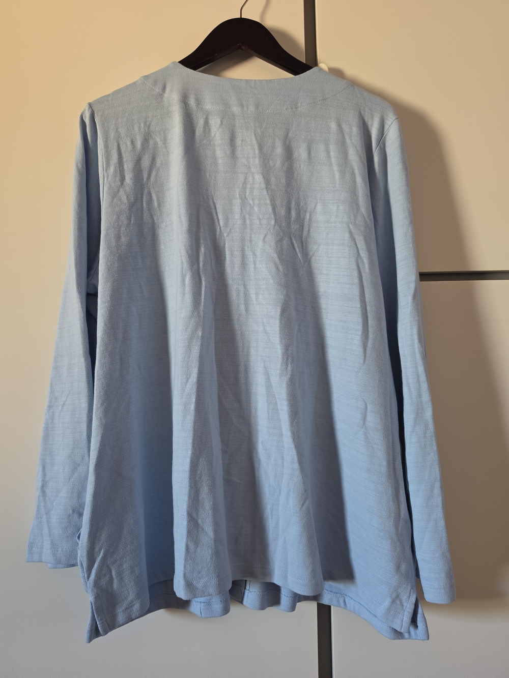 Light Blue Women's Button-Front Jacket - Picture 2 of 2